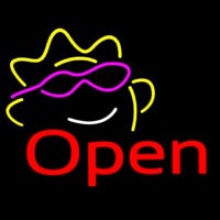 Open W Sun Logo Neonreclame