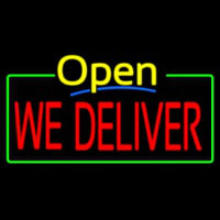 Open We Deliver Neonreclame