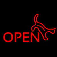 Open With Cat Neonreclame