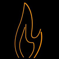 Orange Flame Logo Neonreclame