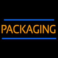 Orange Packaging Neonreclame