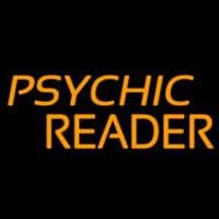 Orange Psychic Reader Neonreclame