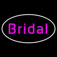 Oval Bridal Cursive Neonreclame