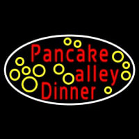 Oval Pancake Alley Dinner Neonreclame