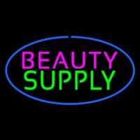 Oval Pink Beauty Green Supply Blue Border Neonreclame