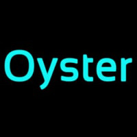 Oysters Turquoise Neonreclame