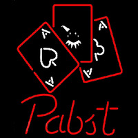 Pabst Ace And Poker Beer Sign Neonreclame