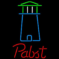 Pabst Light House Art Beer Sign Neonreclame