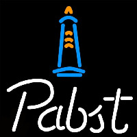 Pabst Light House Beer Sign Neonreclame