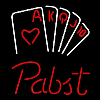 Pabst Poker Series Beer Sign Neonreclame