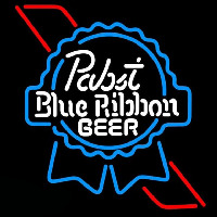 Pabst Skyblue Red Ribbon Beer Sign Neonreclame