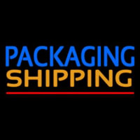 Packaging Shipping Red Line Neonreclame