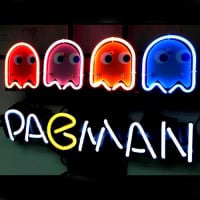 Pacman Game Bier Bar Neonreclame
