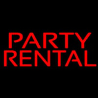 Party Rental Neonreclame