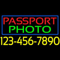 Passport Photo Blue Border With Phone Number Neonreclame
