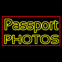 Passport Photos Block Neonreclame
