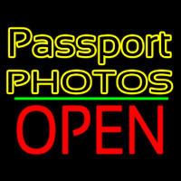 Passport Photos Block With Open 1 Neonreclame