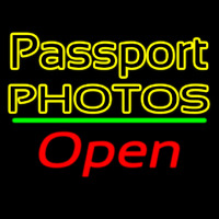 Passport Photos Block With Open 2 Neonreclame