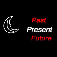 Past Present Future Neonreclame