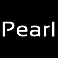 Pearl White Neonreclame