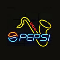 Pepsi Bier Bier Bar Open Neonreclame