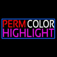 Perm Color Highlight Neonreclame