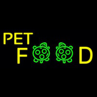 Pet Food With Logo Neonreclame