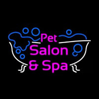 Pet Salon And Spa Logo Neonreclame