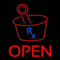 Pharmacy Logo Open Neonreclame