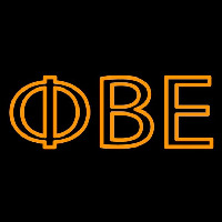 Phi Beta Epsilon Neonreclame