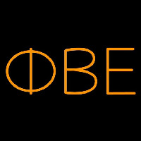 Phi Beta Epsilon Neonreclame