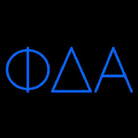 Phi Delta Alpha Neonreclame