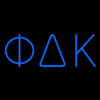 Phi Delta Kappa Neonreclame