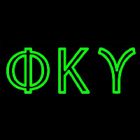 Phi Kappa Upsilon Neonreclame