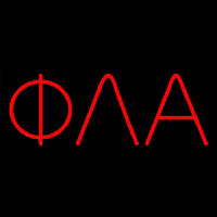 Phi Lambda Alpha Neonreclame