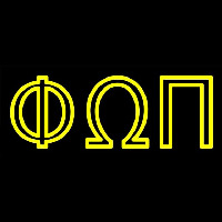 Phi Omega Pi Neonreclame