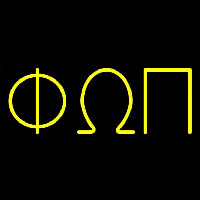 Phi Omega Pi Neonreclame