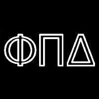 Phi Pi Delta Neonreclame