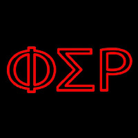 Phi Sigma Rho Neonreclame