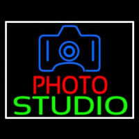 Photo Studio With Camera Logo Neonreclame