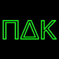 Pi Delta Kappa Neonreclame