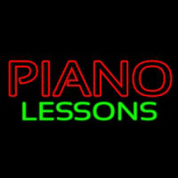 Piano Lessons Neonreclame