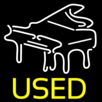 Piano Used Neonreclame