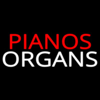 Pianos Organs Block 1 Neonreclame