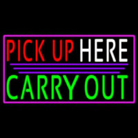 Pick Up Carry Out Here Neonreclame
