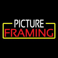 Picture Framing With Border Logo Neonreclame