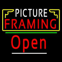 Picture Framing With Frame Open 3 Logo Neonreclame