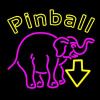 Pinball With Arrow 1 Neonreclame