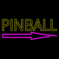Pinball With Arrow 2 Neonreclame