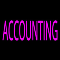 Pink Accounting Neonreclame